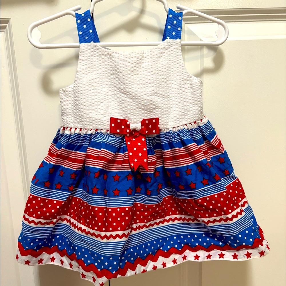 Allison Ann Patriotic Dress 6-9 months